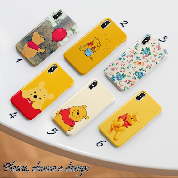 Winnie the Pooh iPhone 17 16e 15 14 Plus Case Disney Galaxy S25