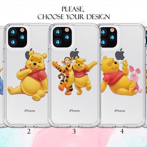 Winnie the Pooh iPhone 16e 15 14 Pro case Disney Galaxy S25 S24 case iPhone 11 12 13 case Galaxy Note 20 case iPhone Xr case iPhone X case
