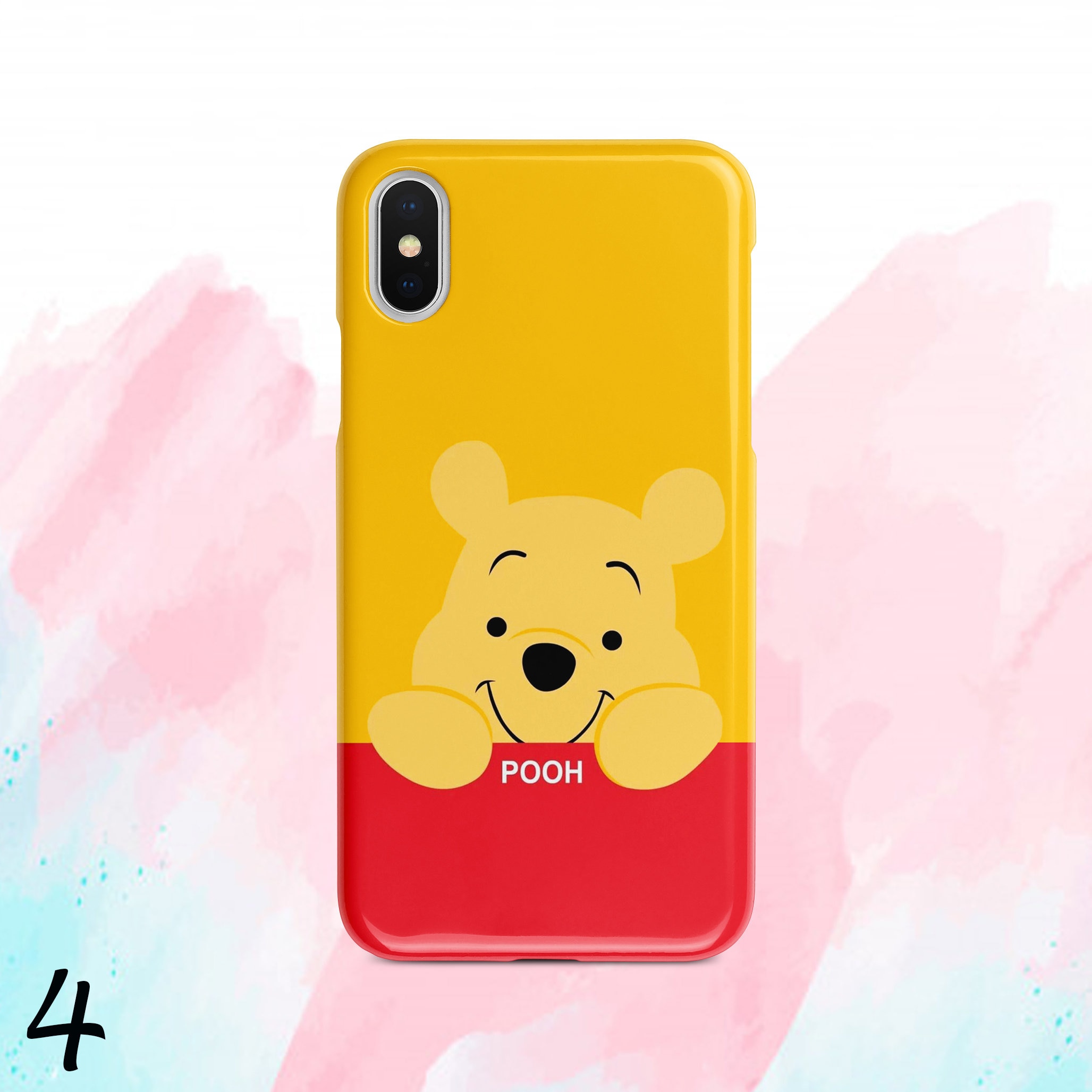 Winnie the Pooh iPhone 17 16e 15 14 Plus Case Disney Galaxy S25
