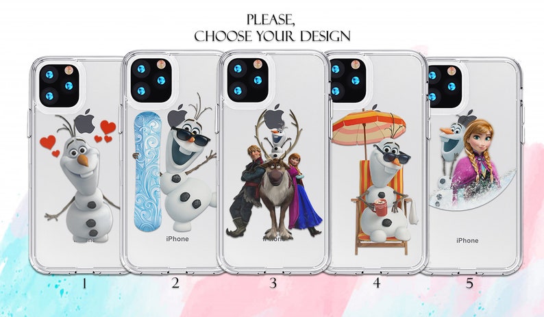 Olaf Galaxy S24 case Disney iPhone 11 14 15 case iPhone 12 13 case Frozen SE Galaxy A13 Galaxy Note 20 case iPhone X case Galaxy S9 case SE image 1