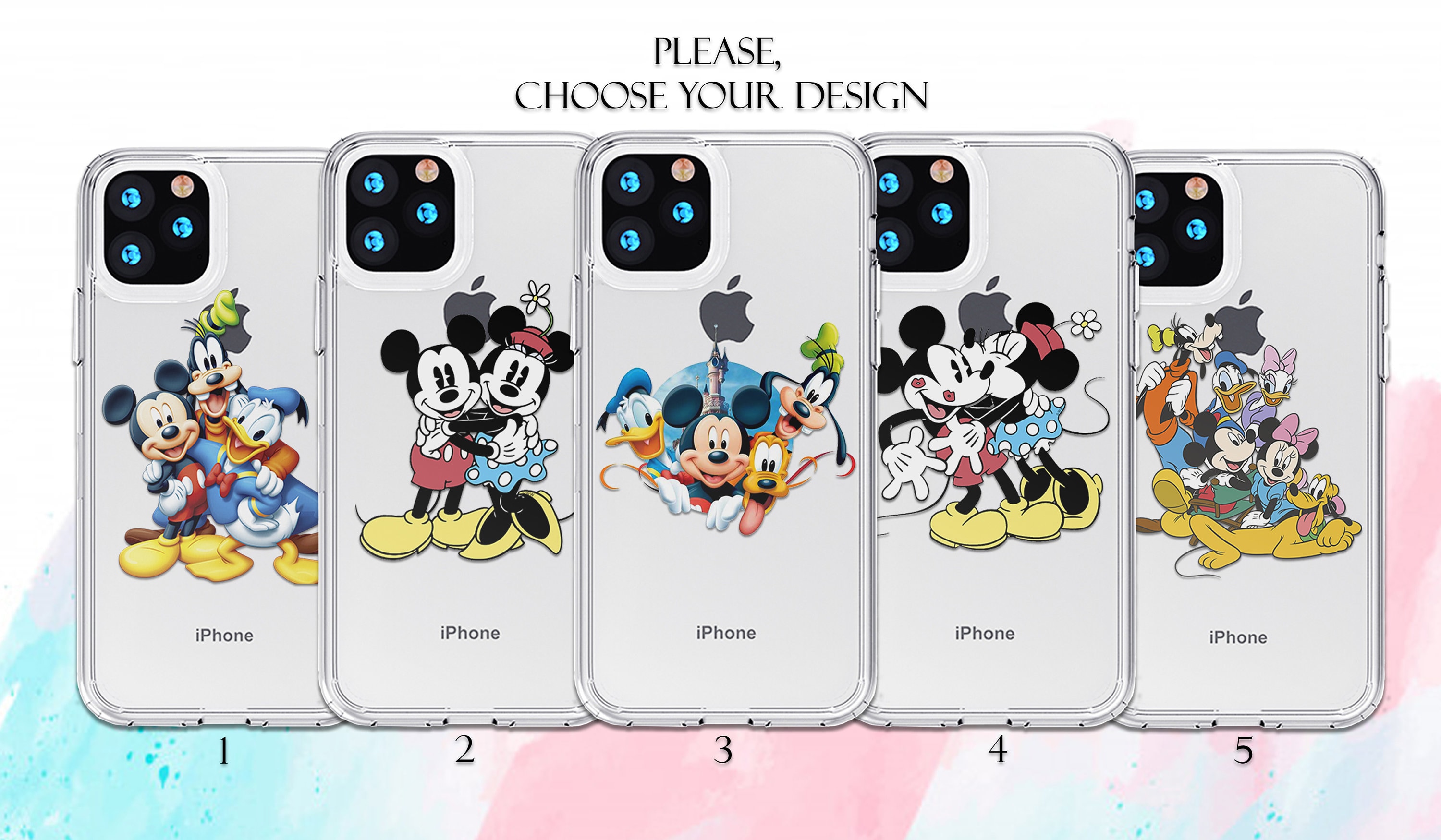 Mickey Mouse Iphone 13 Case Disney Iphone 11 12 Case Galaxy Etsy