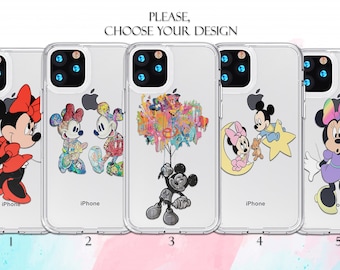 Disney Galaxy S24 case Minnie Mouse iPhone 13 14 15 case Mickey Mouse iPhone 11 12 case SE Galaxy Note 9 case iPhone X case Galaxy A13 case