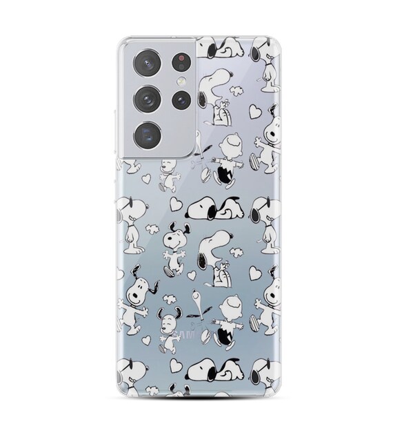 Snoopy Galaxy S22 Case Crystal Clear Cover Galaxy A13 Case Dog - Etsy ...