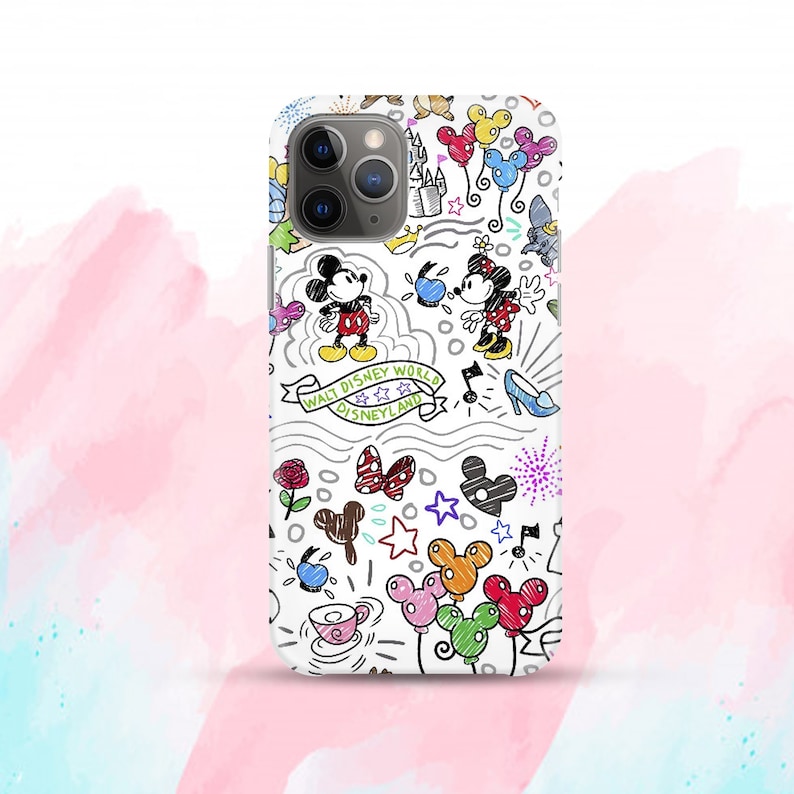 Disney Iphone 14 13 Case Mickey Mouse Iphone Xr Case Iphone 11 Etsy
