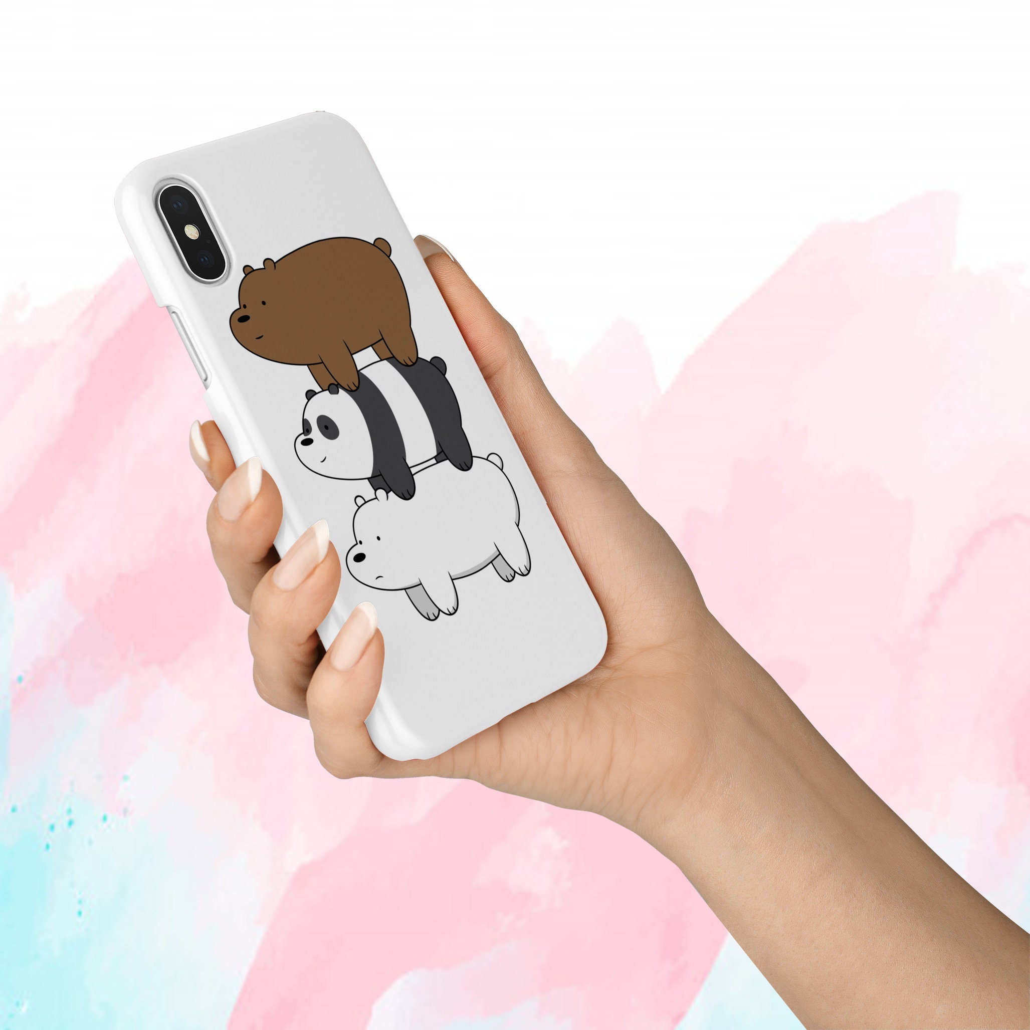 We Bare Bears iPhone 17 16e 15 14 13 12 11 Pro Case Galaxy S25 S24 FE ...