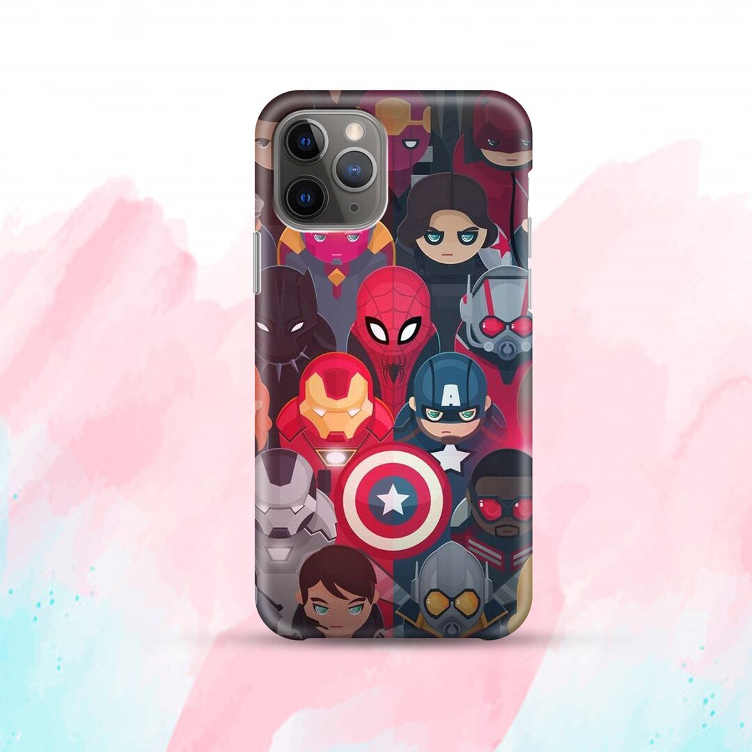 Avengers iPhone 17 16e 15 14 13 12 11 Case Marvel Galaxy S25 S24 FE ...