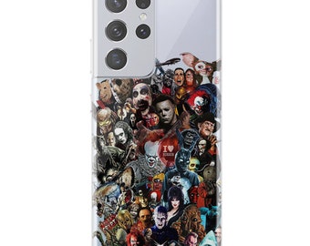 Funda de Halloween para Galaxy S25 y S24, funda de terror para Galaxy S23, funda acrílica para Galaxy S22 Ultra, funda para Galaxy S22 plus, funda transparente para Galaxy S22 y Galaxy A13.