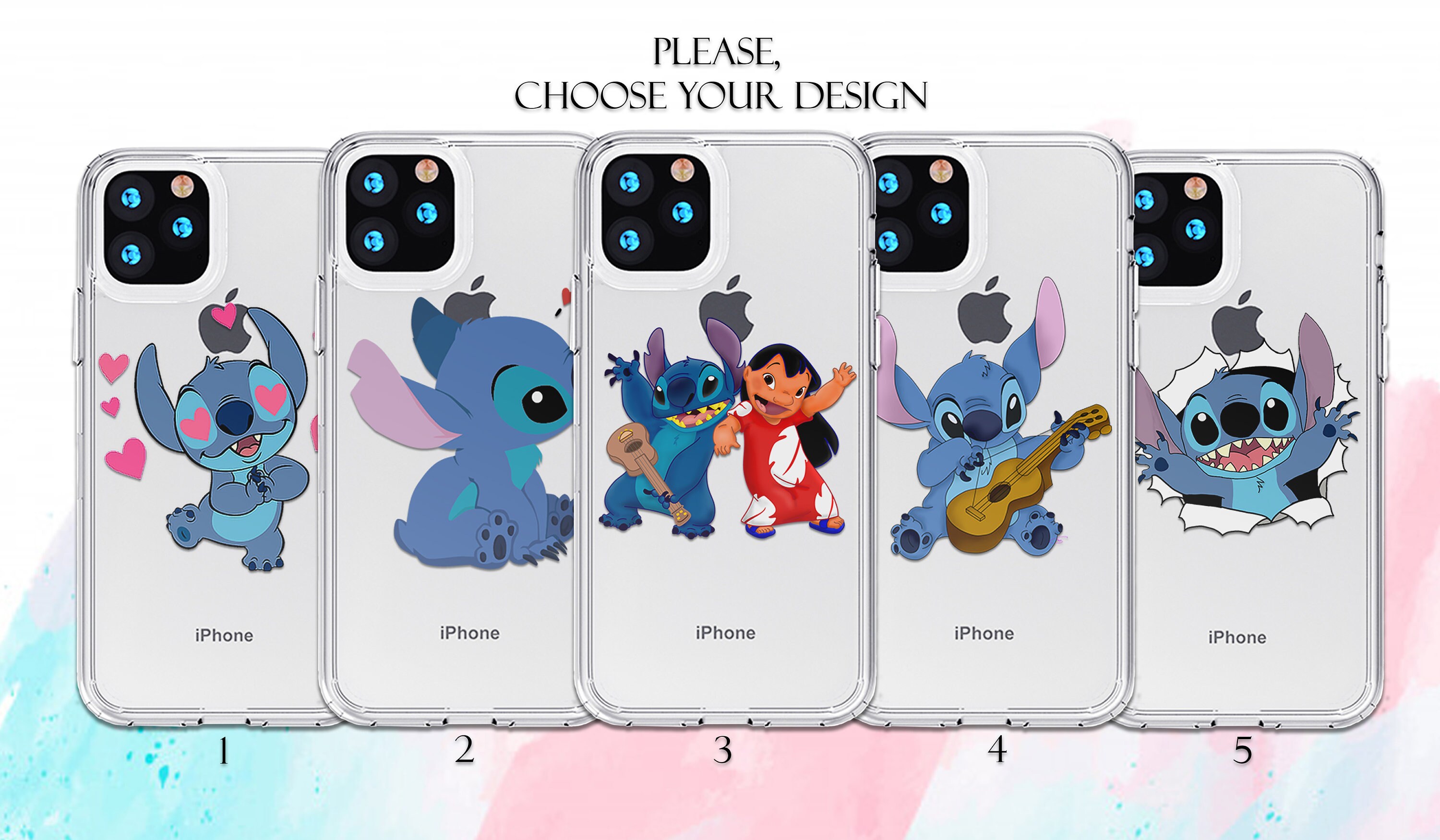 Stitch Iphone 12 13 Case Disney Iphone 14 Pro Max Case Iphone Etsy Israel