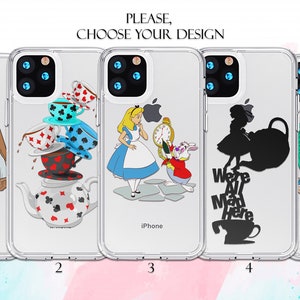 Alice in Wonderland iPhone 16e 15 14 hoesje Disney Galaxy S25 S24 hoesje iPhone 11 12 13 hoesje Galaxy A13 hoesje Galaxy Note 20 hoesje iPhone 6 hoesje