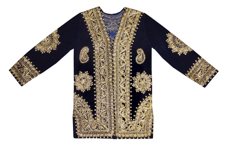 Child Boys 8-11 Years Old Uzbek Velvet Coat Chapan Jaket Robe - Etsy