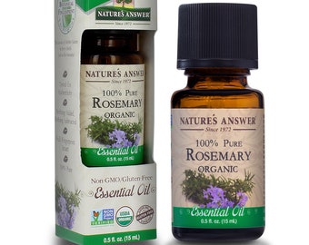 Nature's Answer 100% pure Essential Oil - Rosemary- 1/2 oz organic Essential Oil