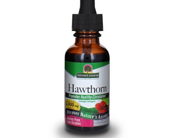 Nature's Answer Low Alcohol - Hawthorn herbal extract - 2,000 mg - 1 oz herbal supplement Hawthorn extract