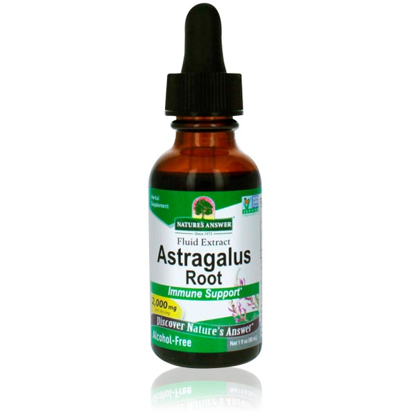 Nature's Answer Alcohol Free - Astragalus root herbal extract - 1 oz herbal supplement Astragalus extract