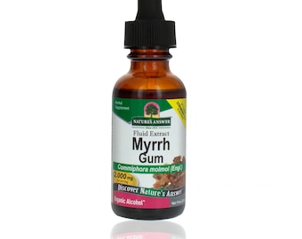 Natures Answer Low Alcohol - Myrrh Gum herbal extract 2,000 mg - herbal supplement Myrrh Gum extract