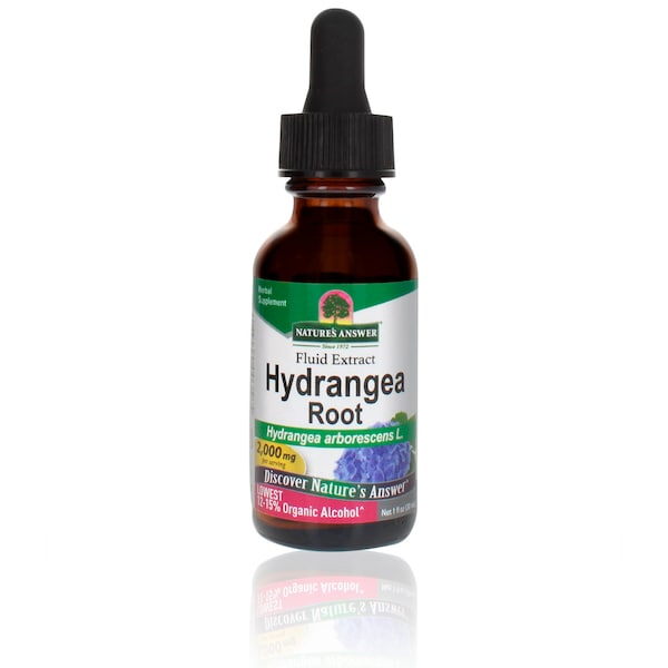 Natures Answer Low Alcohol - Hydrangea Root herbal extract - 2,000 mg - 1 oz herbal supplement Hydrangea Root extract