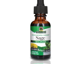 Natures Answer Alcohol Free - Sage herbal extract - 1,000 mg - 1 oz herbal supplement Sage extract