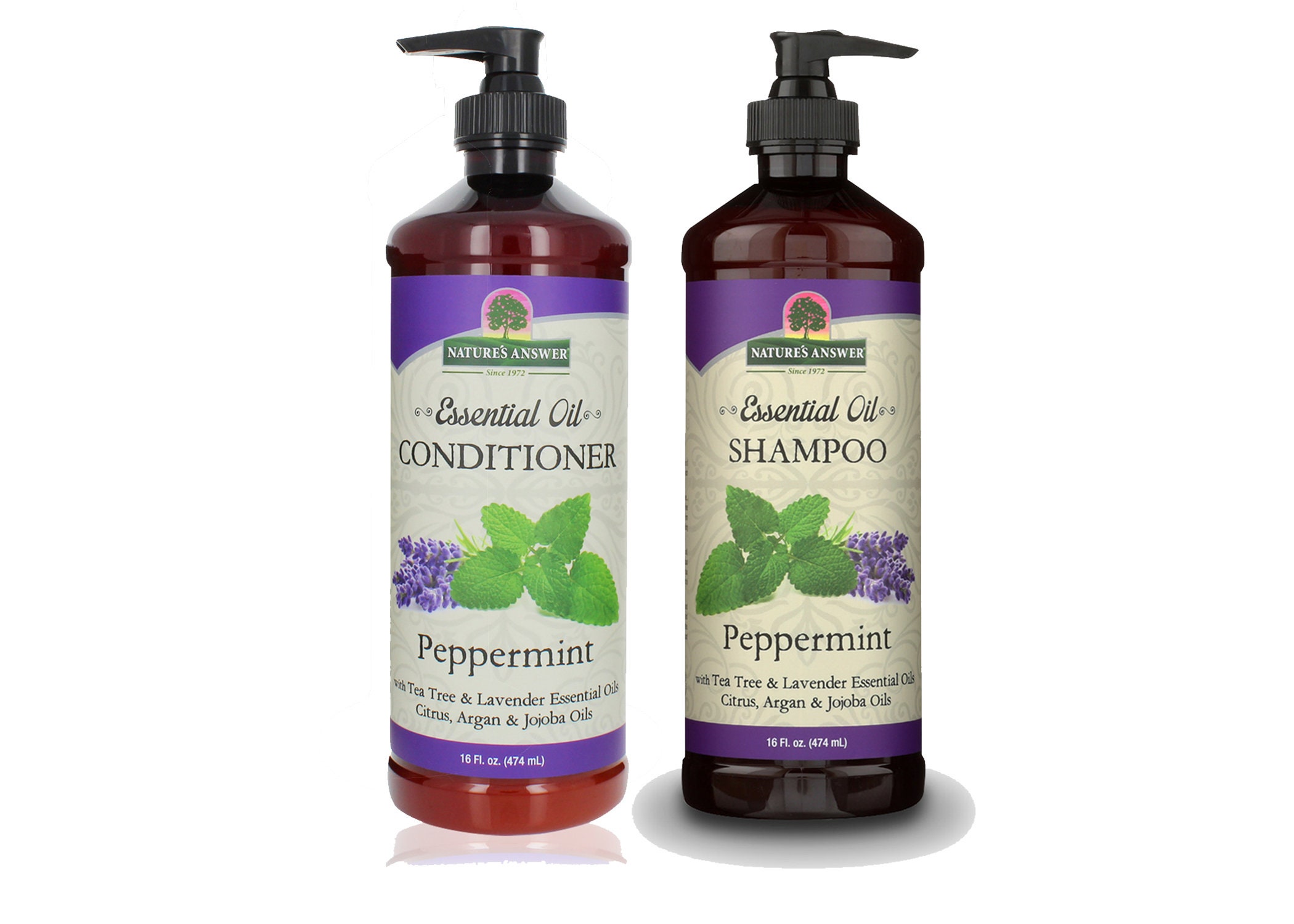 Nature's Answer Essential Oil Vegan shampoo & conditioner Etsy