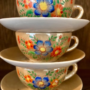 RS Made in Japan Lustreware Tea Set / Luncheon * Set for 6 RS Made in Japan Lustreware Tea Set / Luncheon * Set for 6