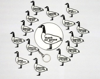 Custom Goose Keychain + Coaster + Magnet || University of Waterloo | Gag Gift | Canada Goose | Custom | Fob | Keychain | Gift | 3D Printed