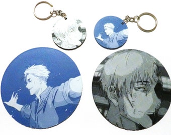 Jujutsu Kaisen Nanami Keychain | JJK Magnet | Jujutsu Kaisen Coaster  | Satoru Gojo | Overtime | Cursed Energy | Anime Gift | 3D Printed