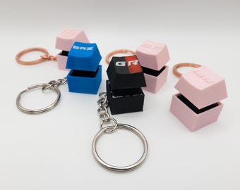 3D Printed Car Keycap Keychain, Toyota GR86, GT86, SUBARU BRZ