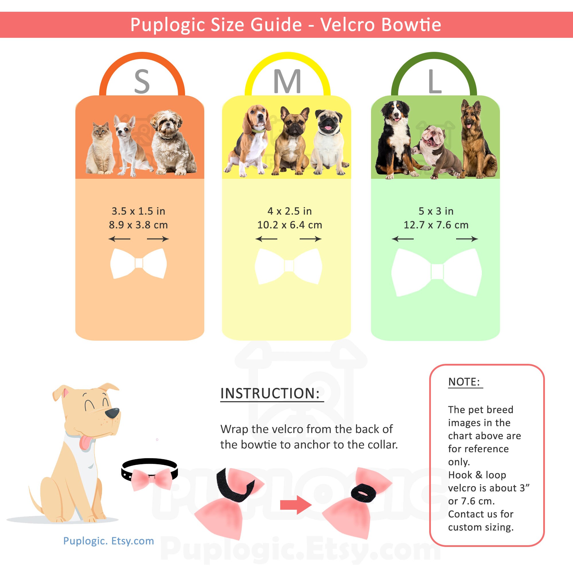 Dog Collar Accessory Dinosaurs Confetti Shaker Bow Etsy UK