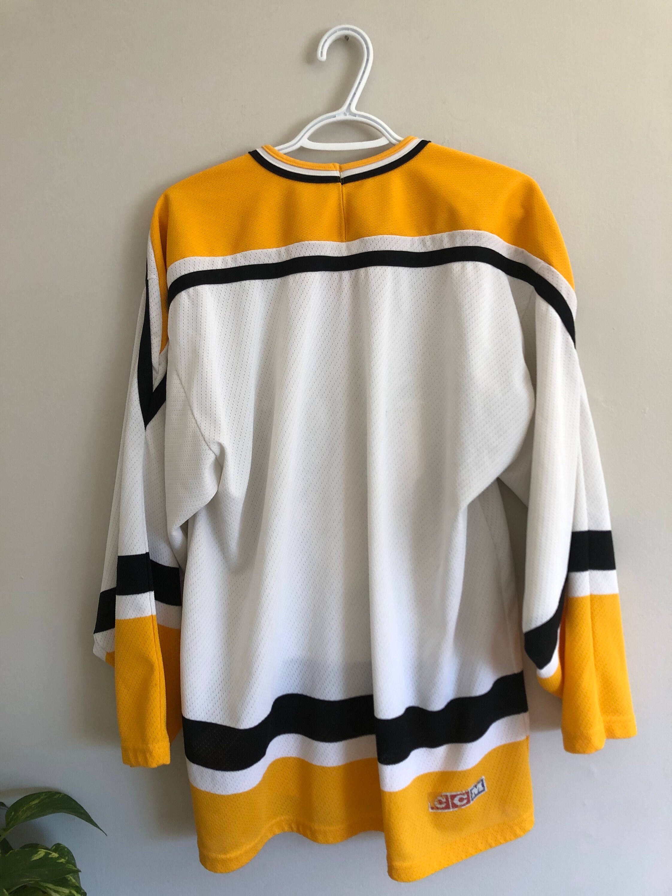 Pittsburgh Penguins Spell-Out Authentic CCM Gin & Juice Jersey Size XL