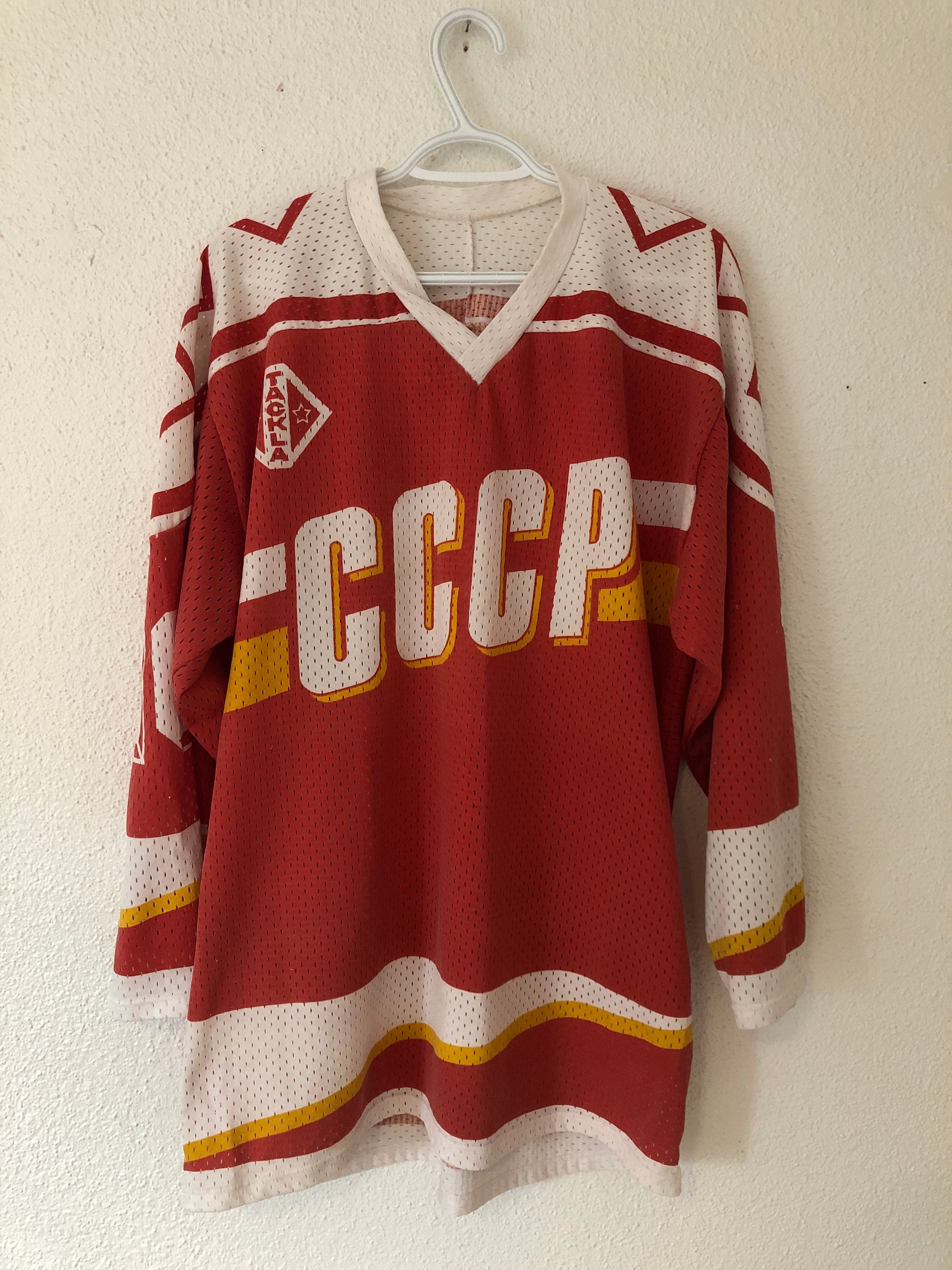 Pavel Bure Hockey Jersey CCCP Russia Sewed New In Any Size