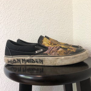 iron maiden vans shoes $15.99 shipped