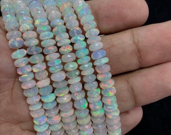 2.5-4 MM Fire Beads Welo Fire Wholesale Opal Lot 21 Cts CLOSEOUT SALE Natural Ethiopian Opal Smooth Round Beads