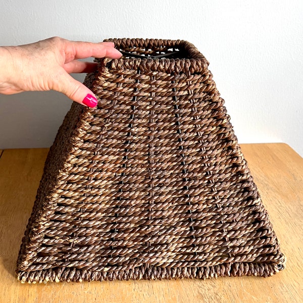 Rattan Lamp Shade Etsy