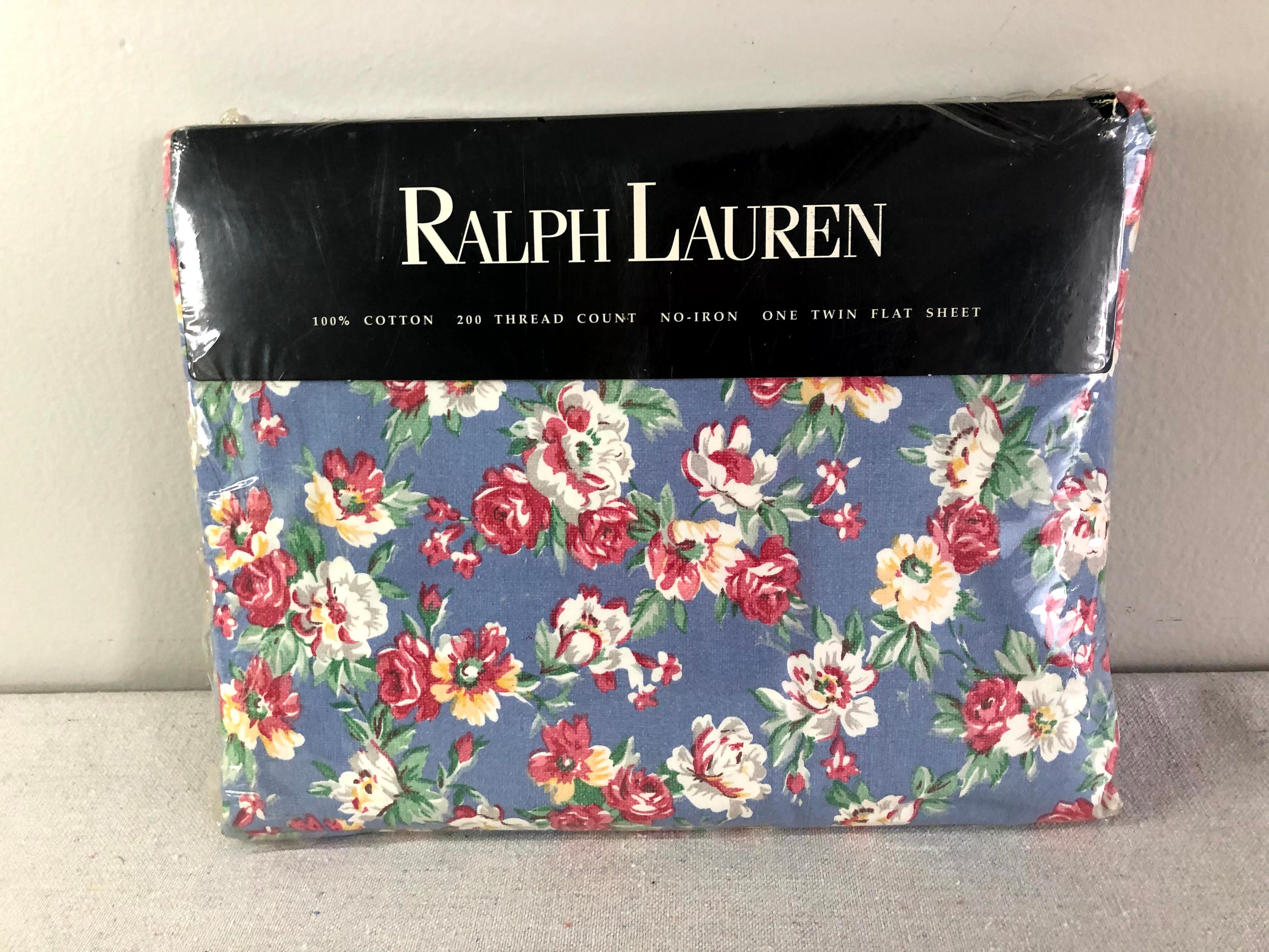 Vintage Ralph Lauren Home Collection Hope Blue Floral Twin - Etsy