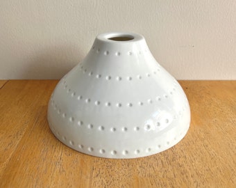 9.75"Di Ikea White Porcelain Pendent Lamp Shade