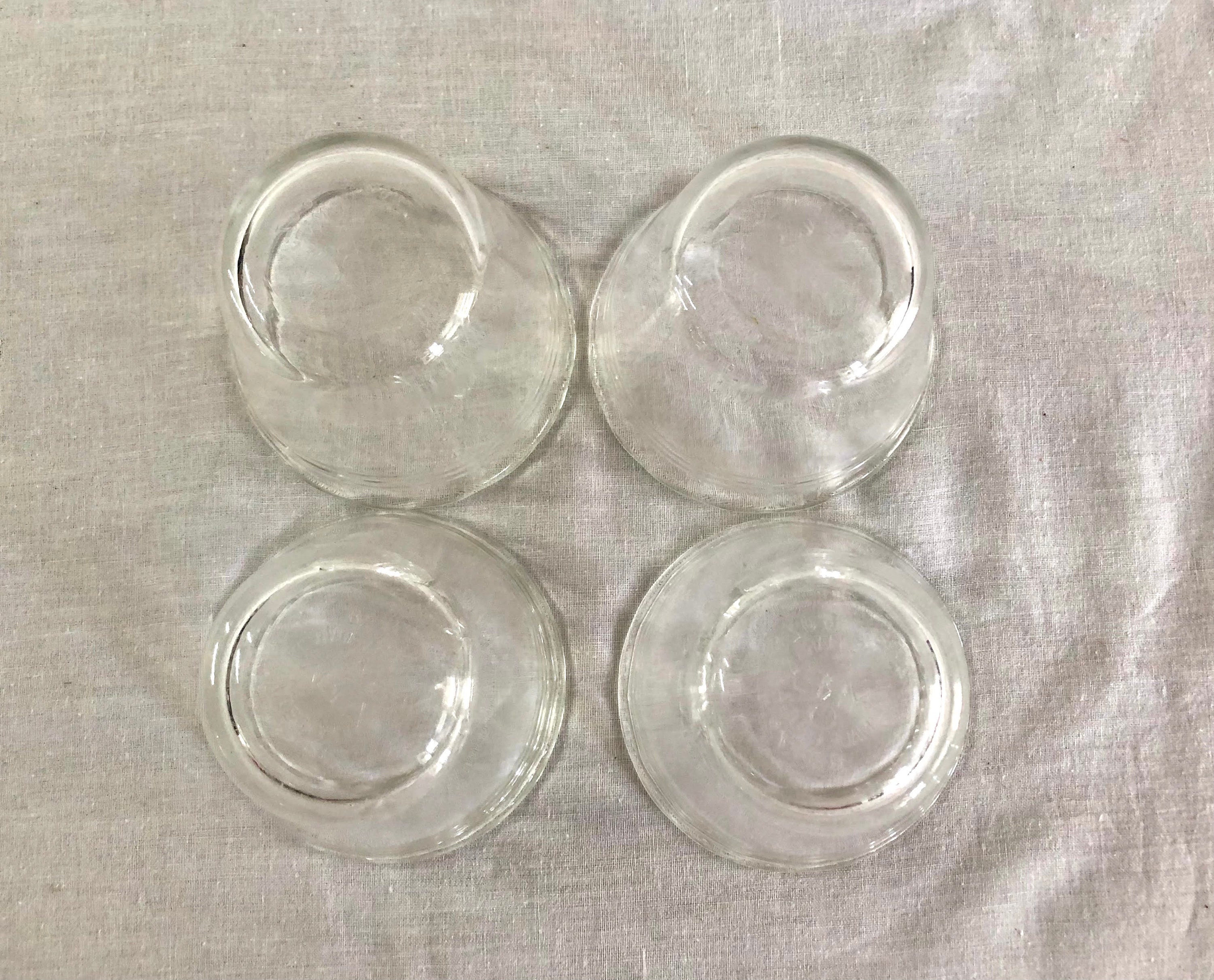 4 Vintage Pyrex Glass Prep Bowls Ramekin Cups 462 5oz. Made Etsy