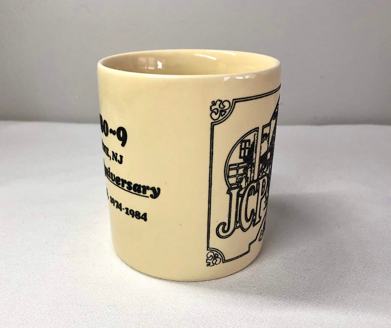 Vintage Ceramic Coffee Mug 10th JCPenney Co Anniversary Mug in Etsy