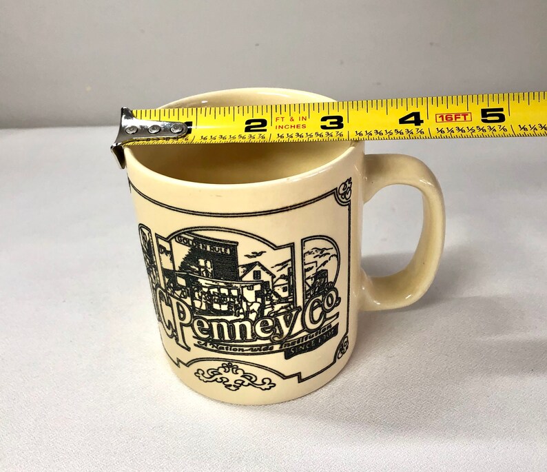 Vintage Ceramic Coffee Mug 10th JCPenney Co Anniversary Mug in Etsy