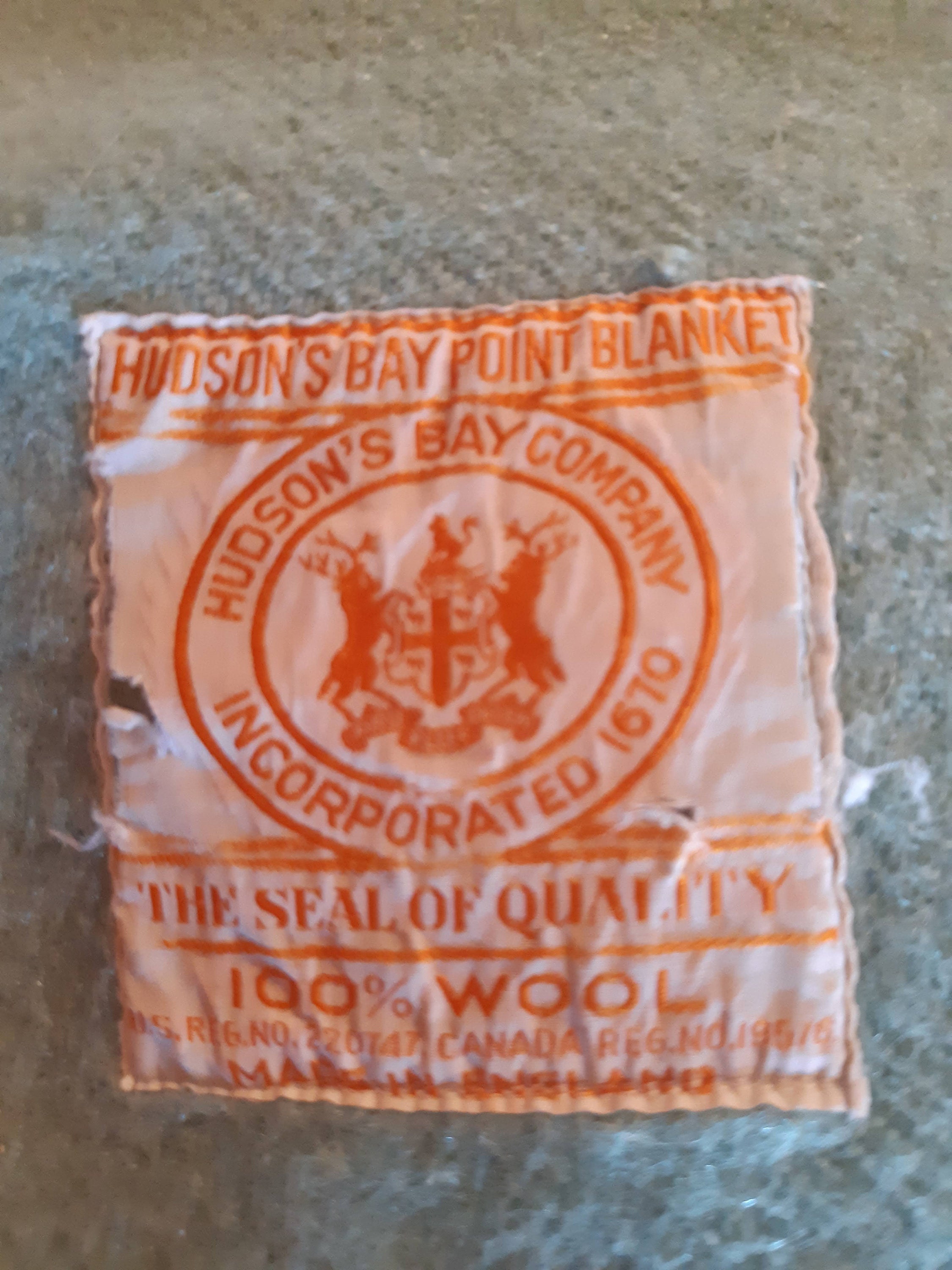 Label Guide Vintage Hudson Bay Blanket Value Vintage Hudson's Bay