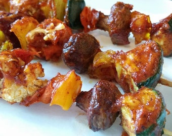 Raw Vegan BBQ Kabobs recipe