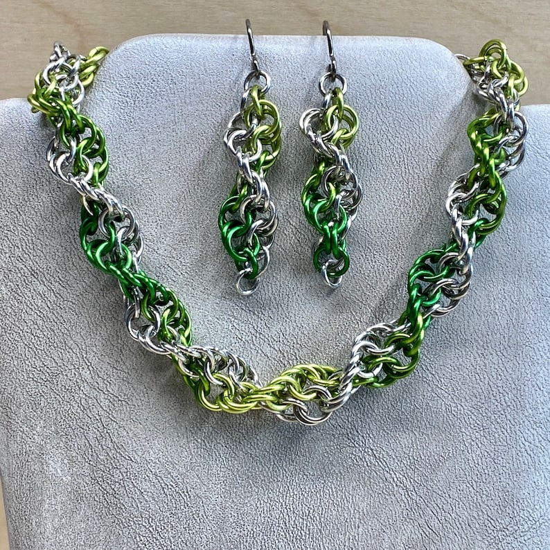 Inverted Spiral Chainmaille Bracelet Etsy