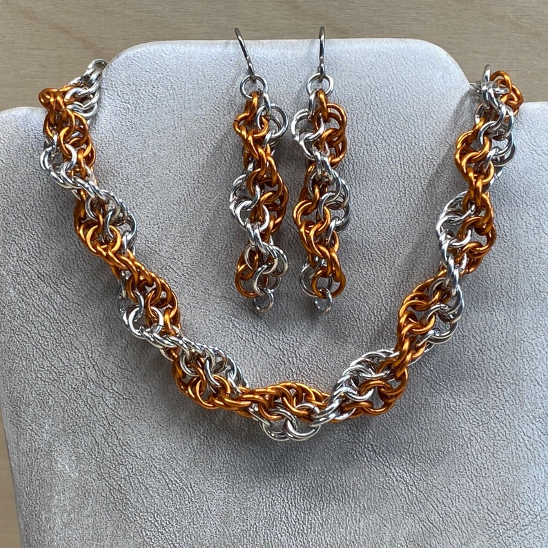 Inverted Spiral Chainmaille Bracelet Etsy