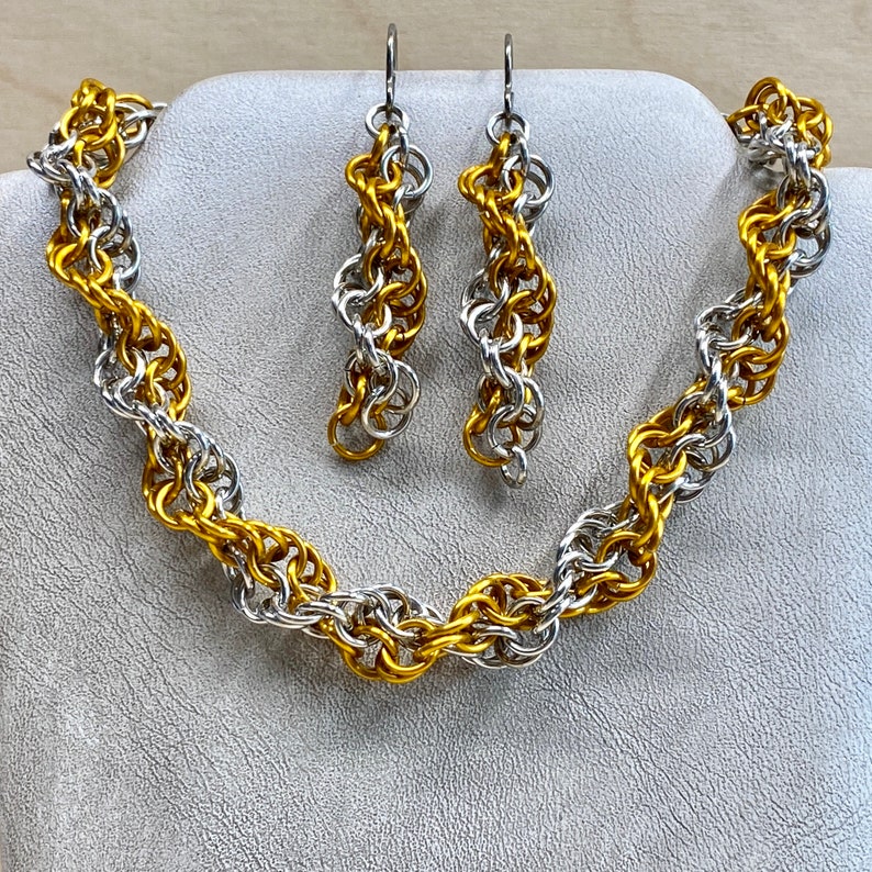 Inverted Spiral Chainmaille Bracelet Etsy