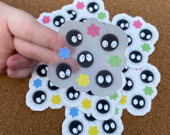 Soot Balls Sprites Clear Vinyl Sticker