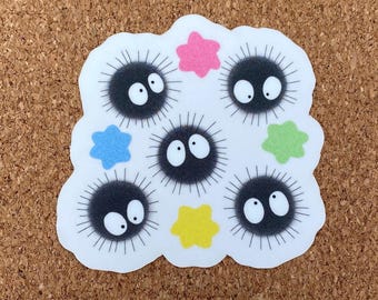 Soot Balls Sprites Clear Vinyl Sticker