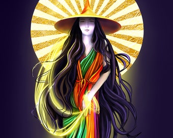 Sun Witch Art Print