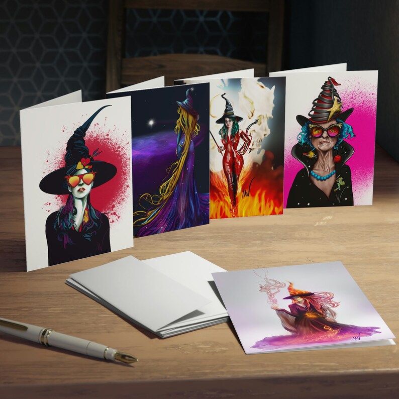 Witch Collectors Pack 3 Greeting Cards 5-Pack Blank Inside image 1