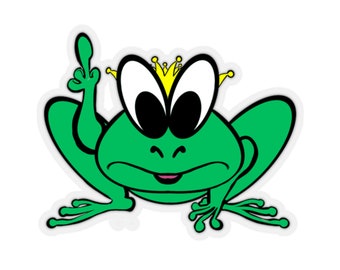 FU Frog Sticker