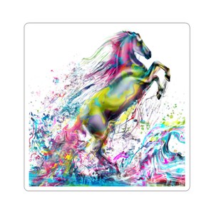 Colorful Horse Sticker image 5