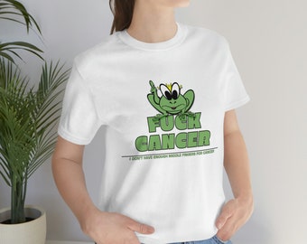 F*** Kanker Unisex Jersey T-shirt met korte mouwen