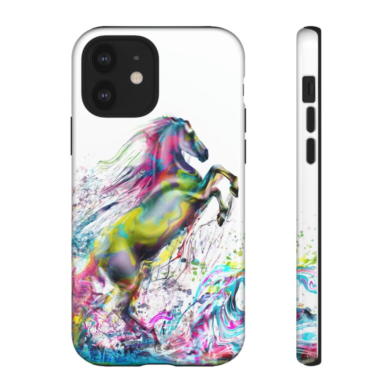 Colorful Horse Tough Phone Case image 7