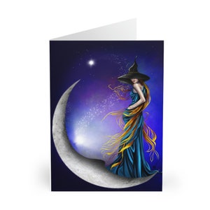 Lunar Witch Note Cards 5 Pack image 1